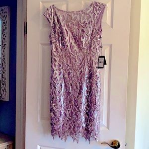 Sequin Dress,Sz.6,lilac,Adrianna Pepell,